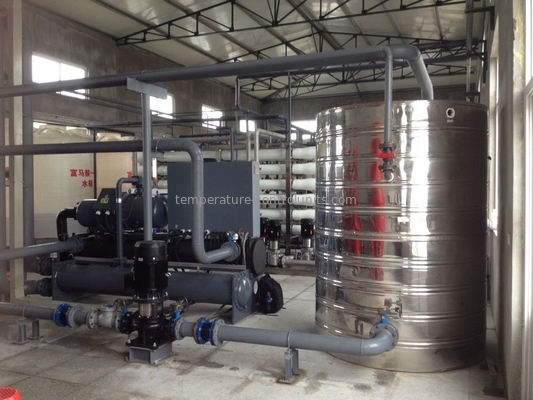 Semi-enclosed Compressor Water Cooled Chiller For Plastic Injection Molding
